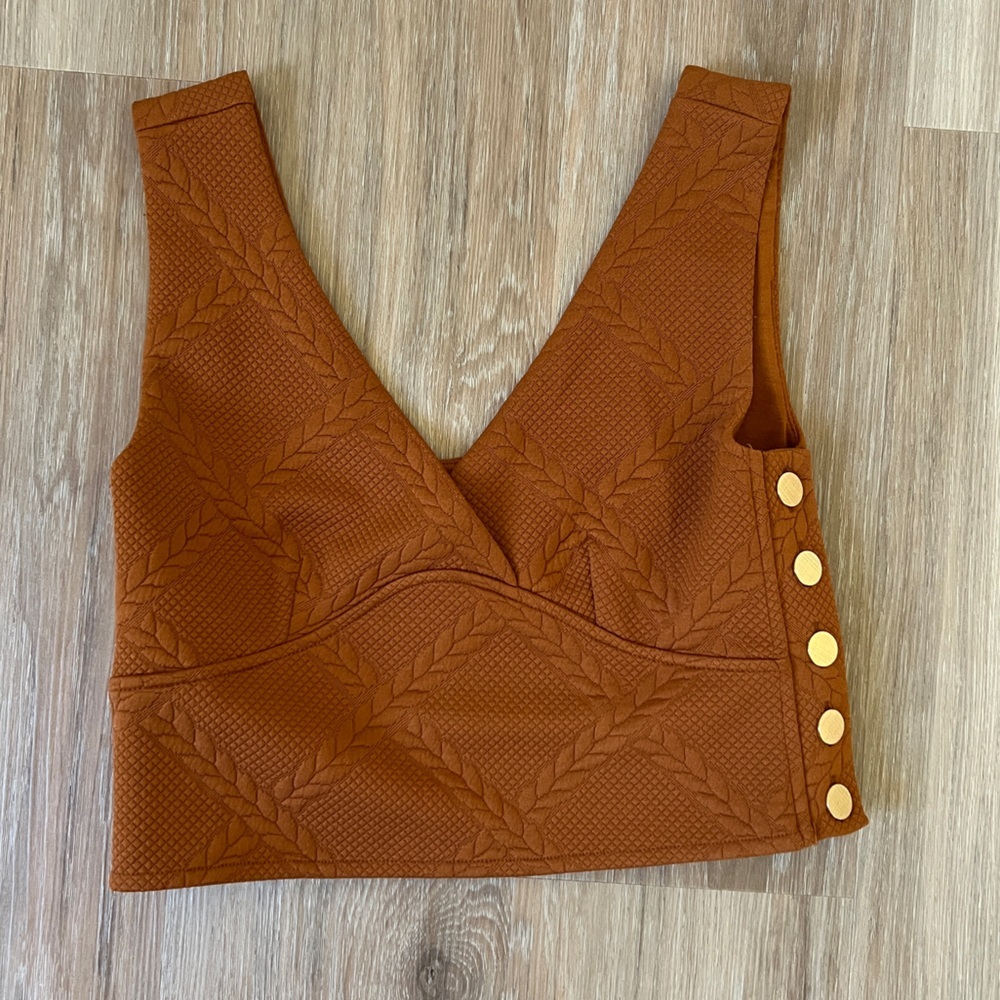 Anthropologie Maeve Orange tank - Picture 2 of 8